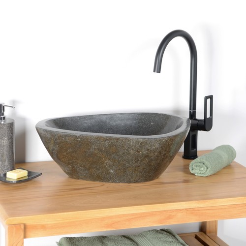 Flussstein waschbecken cm - flussstein,
