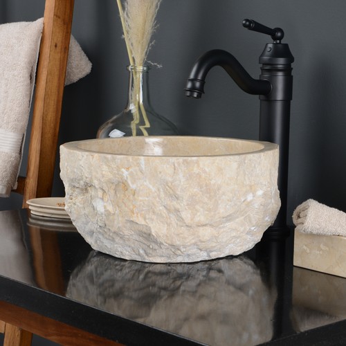 Marmor waschbecken creme - 30, cm